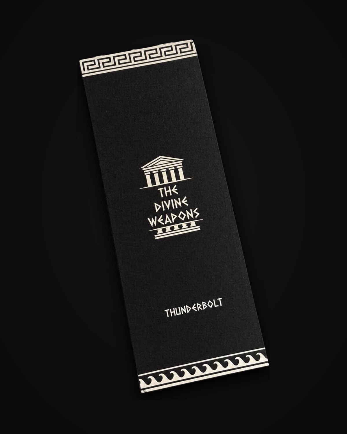 Black presentation box from The Divine Weapons series, Thunderbolt