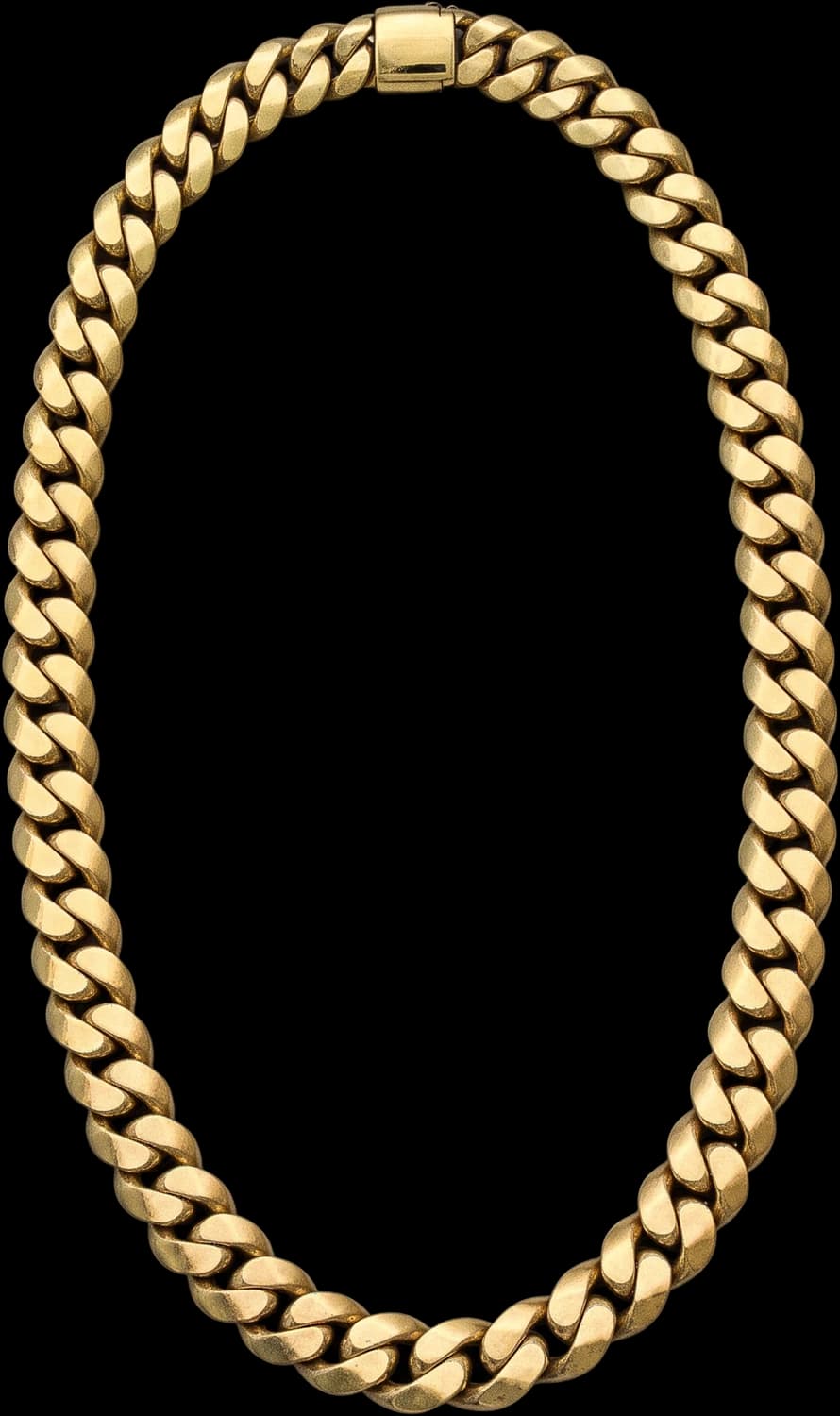 Gold Cuban link chain